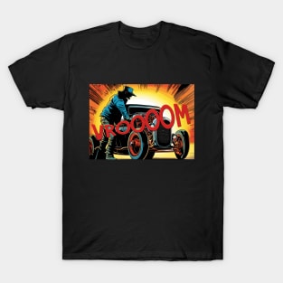 vrooom car comix T-Shirt